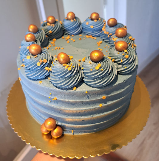 Blue elegant